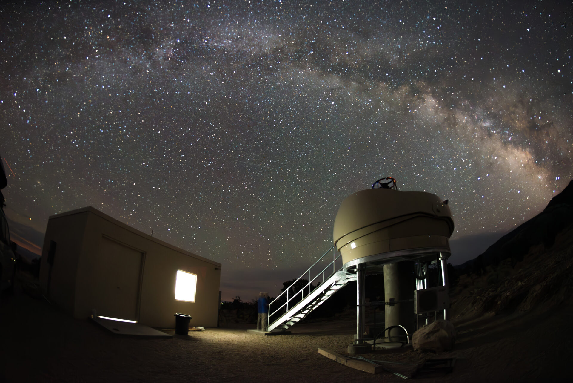 Great Basin Observatory at night, Nevada